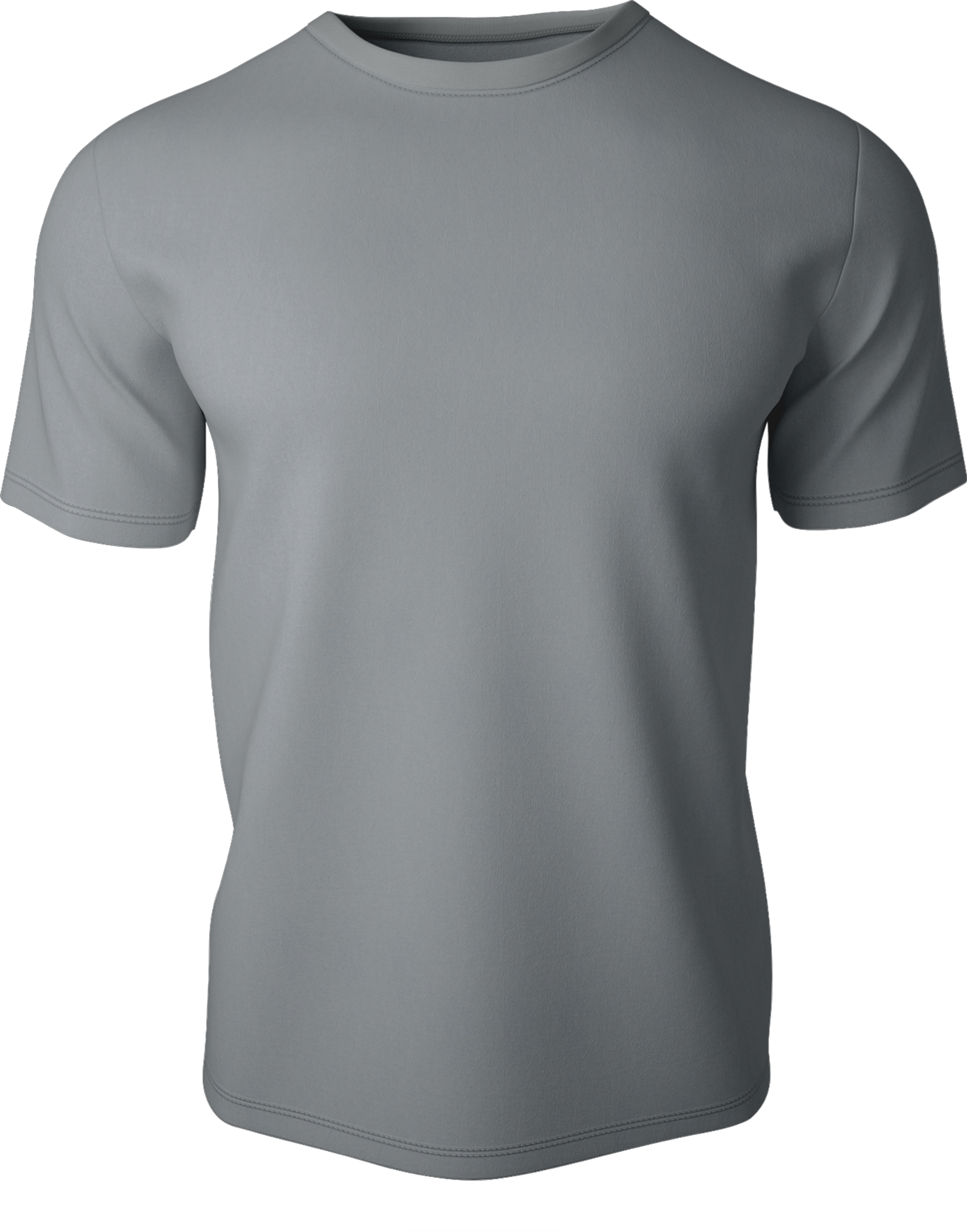 Grey 100% Soft Cotton Unisex T-shirts