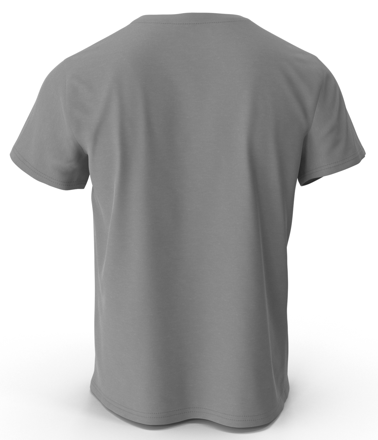 Grey 100% Soft Cotton Unisex T-shirts