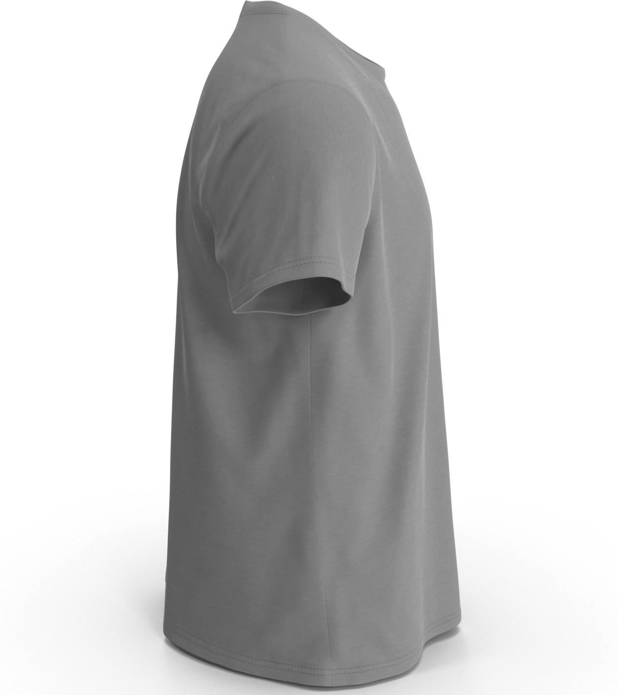 Grey 100% Soft Cotton Women's T-shirts