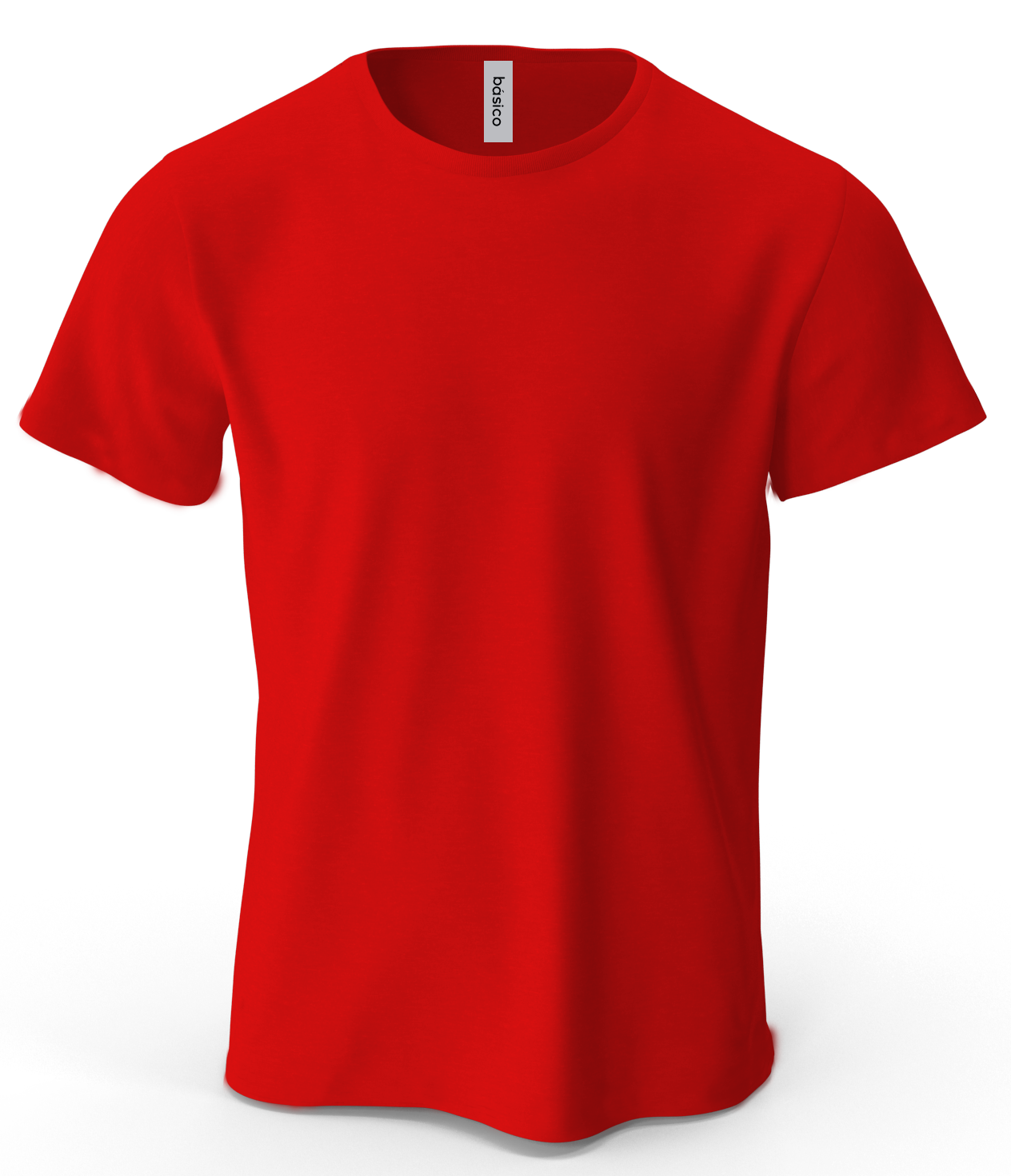 Red Color 100% Soft Cotton Mens T-shirt