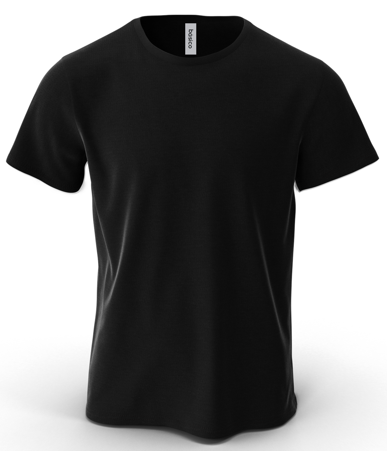Black 100% Soft Cotton Unisex T-shirt