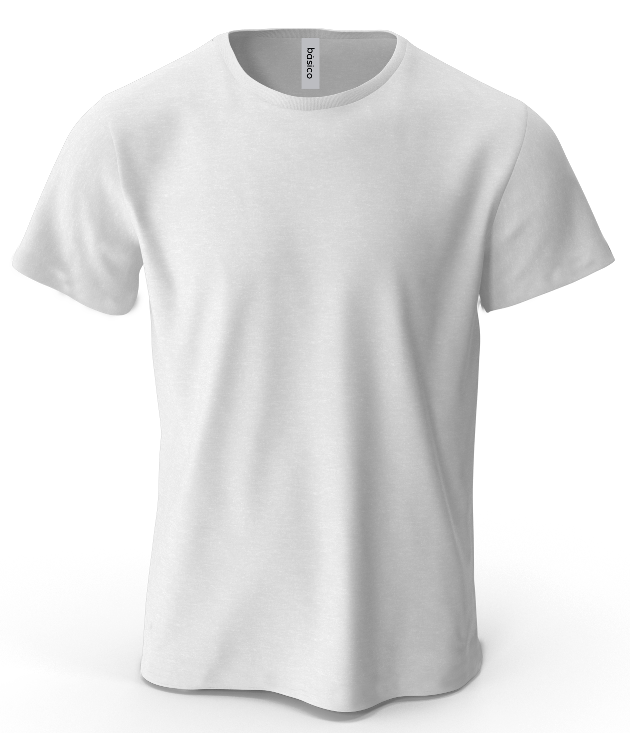 White color 100% Soft Cotton Mens T-Shirt