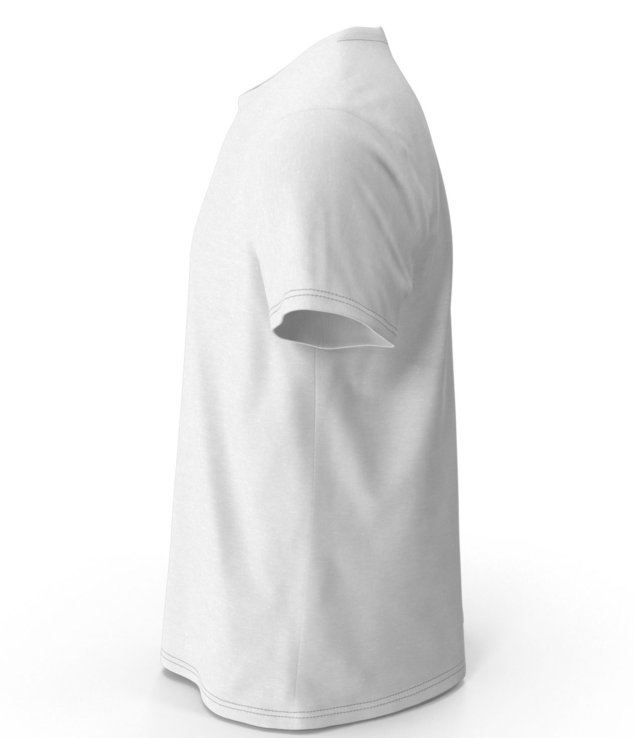 White color 100% Soft Cotton Unisex T-shirt