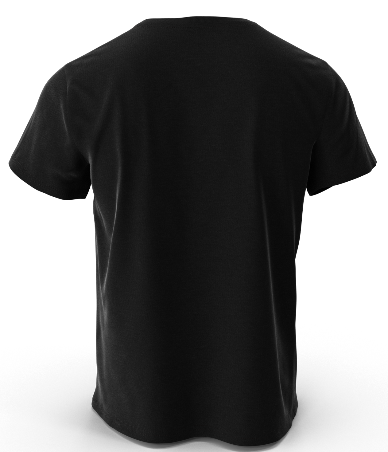 Black Plain Classic Breathable Soft 100% Cotton Unisex Crew Neck Casual T shirts (6 Pack) Basico Apparel